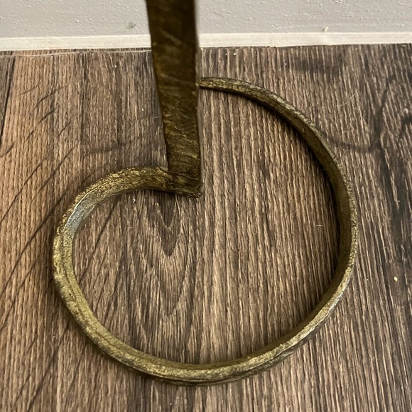 Vintage Wrought Iron Brutalist Style Candlestick Holders - Picture 2 of 10